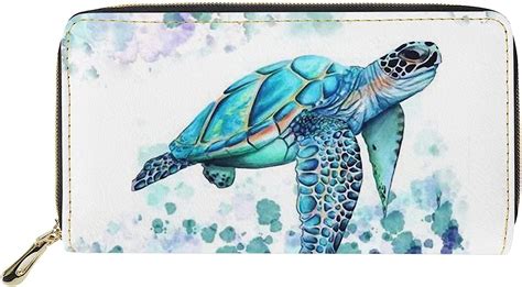 turtle wallet leather